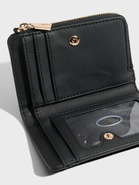 Женское портмоне GUESS LAUREL II SLG ZIP ARND CRD CSE, Артикул SWSG7459156, темно-серый | 4713564. Ракурс 4