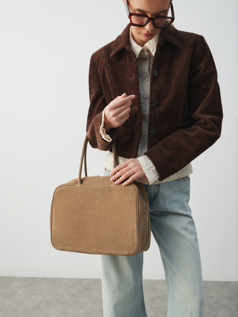 Женская сумка  TENDANCE, Артикул MRH25-023, серовато-коричневый | 4714348. Ракурс 5