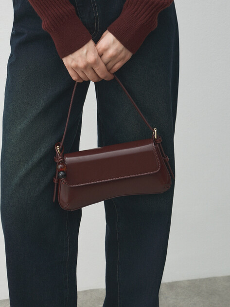 Женская сумка  TENDANCE, Артикул MRH24-431, коричнево-бордовый | 4714555. Ракурс 5