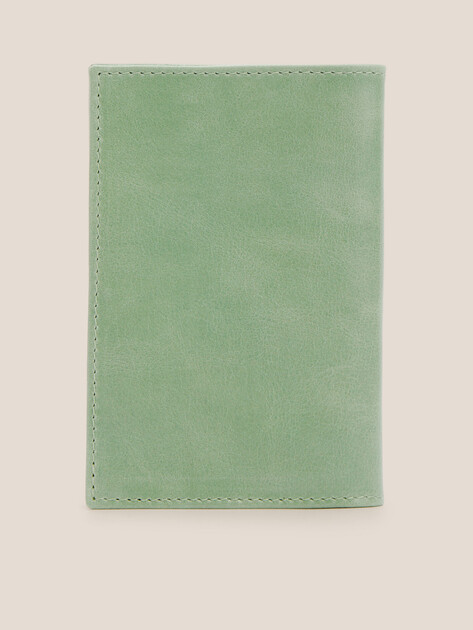 Обложка для паспорта MAISON DAVID, Артикул PASSPORT COVER, фисташковый | 4715369. Ракурс 2