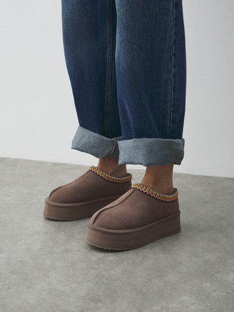 Женские угги TENDANCE, Артикул YL1009, розовато-коричневый | 4716568. Ракурс 7