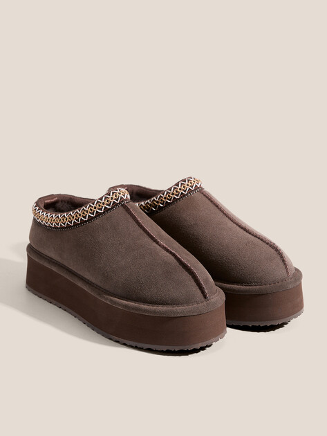 Женские угги TENDANCE, Артикул YL1009, пыльно-коричневый | 4716584. Ракурс 2