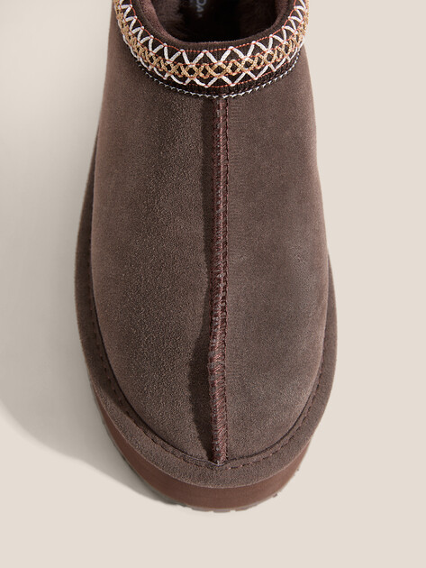 Женские угги TENDANCE, Артикул YL1009, пыльно-коричневый | 4716584. Ракурс 3