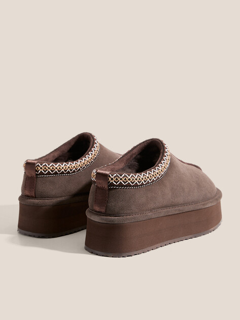 Женские угги TENDANCE, Артикул YL1009, пыльно-коричневый | 4716584. Ракурс 5