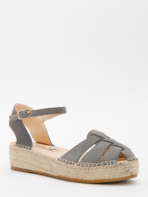 Женские эспадрильи LA MAISON DE L'ESPADRILLE, Артикул RV514, серый | 4716815. Ракурс 3