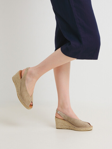 Босоножки LA MAISON DE L'ESPADRILLE, Артикул RV753-7, пыльно-бежевый | 4716825. Ракурс 2
