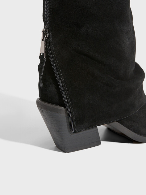 Женские высокие казаки TENDANCE, Артикул CLF785K-07, черный | 4717670. Ракурс 3