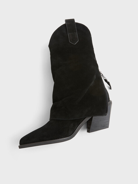 Женские высокие казаки TENDANCE, Артикул CLF785K-07, черный | 4717670. Ракурс 4