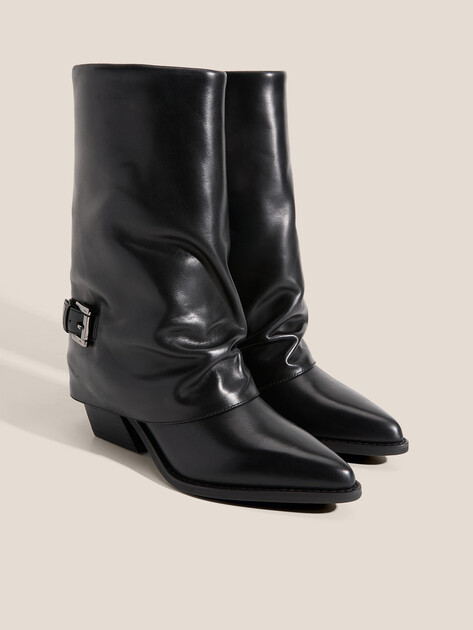 Высокие казаки TENDANCE, Артикул CLF785K-08, черный | 4717703. Ракурс 2