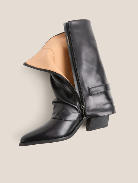 Высокие казаки TENDANCE, Артикул CLF785K-08, черный | 4717703. Ракурс 4