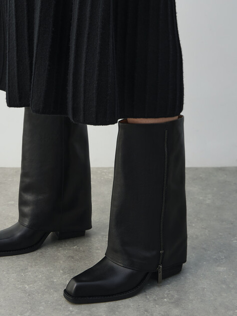 Высокие казаки TENDANCE, Артикул CLF973K-08, черный | 4718672. Ракурс 6