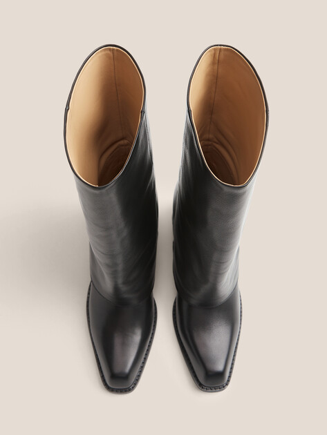 Высокие казаки TENDANCE, Артикул CLF973K-08, черный | 4718672. Ракурс 4