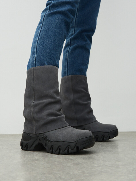 Женские полусапоги TENDANCE, Артикул CLF1003K-06, серый | 4719035. Ракурс 6