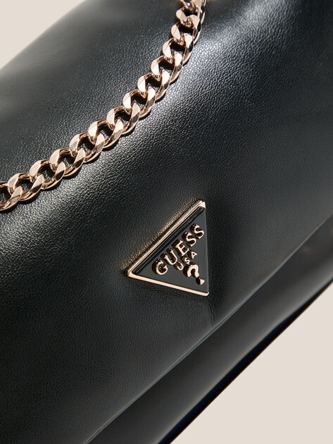 Кросс-боди GUESS SUNETRA MINI CNVRTBL XBDY FLAP, Артикул HWNG7534780, черный | 4719595. Ракурс 2