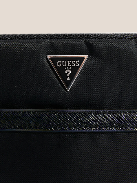 Мужская сумка  GUESS MILANO CROSSBODY FLAT, Артикул HMMINYP5223, черный | 4719959. Ракурс 2