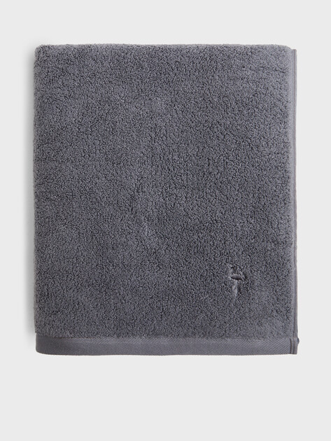 Махровое банное полотенце 100x150 MAISON DAVID, Артикул Louis ABC 100x150 cm, графитовый | 4720234. Ракурс 4