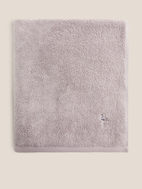Махровое банное полотенце 100x150 MAISON DAVID, Артикул Louis ABC 100x150 cm, коричневато-серый | 4720267. Ракурс 3