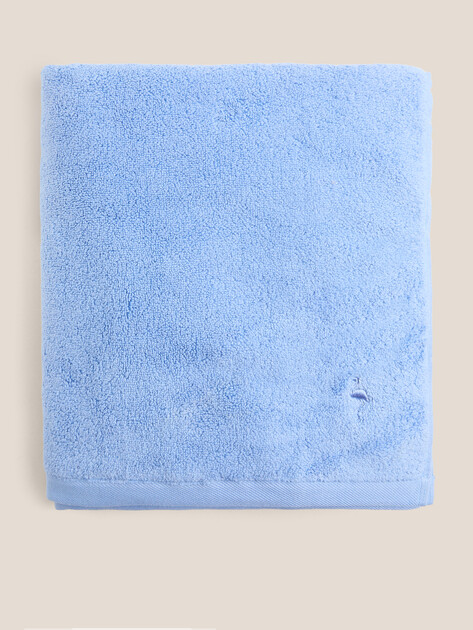 Махровое банное полотенце 100x150 MAISON DAVID, Артикул Louis ABC 100x150 cm, голубой | 4720275. Ракурс 3