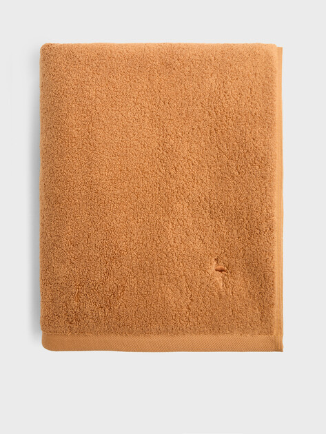 Махровое банное полотенце 100x150 MAISON DAVID, Артикул Louis ABC 100x150 cm, горчичный | 4720285. Ракурс 2