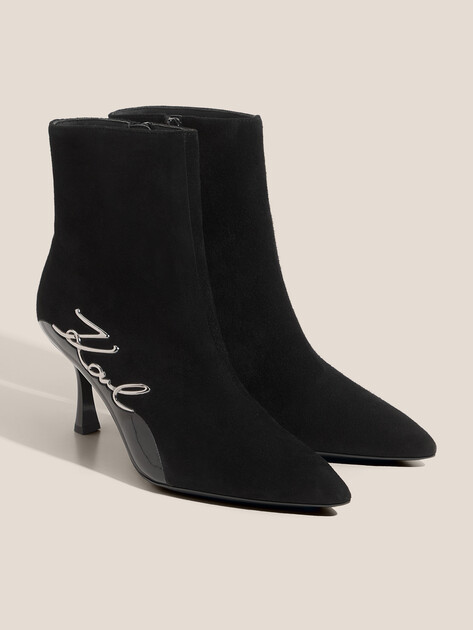 Ботильоны KARL LAGERFELD SIENNA Signia Ankle Boot, Артикул KL32744, черный | 4720340. Ракурс 2