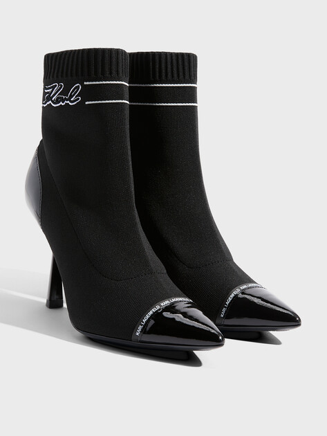 Женские ботильоны KARL LAGERFELD PANDARA Embro Ankle Boot, Артикул KL31357, черный | 4720593. Ракурс 2 Женские ботильоны KARL LAGERFELD PANDARA Embro Ankle Boot, Артикул KL31357, черный | 4720593. Ракурс 2
