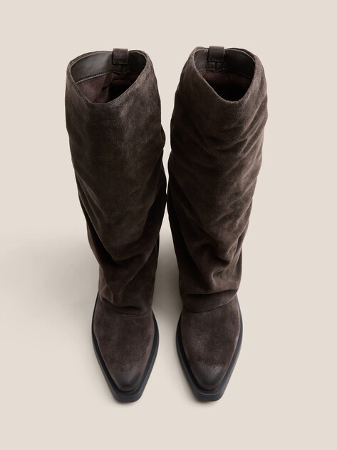 Высокие казаки ASH LIAM FW25, Артикул LIAM FW25, серо-коричневый | 4720873. Ракурс 4