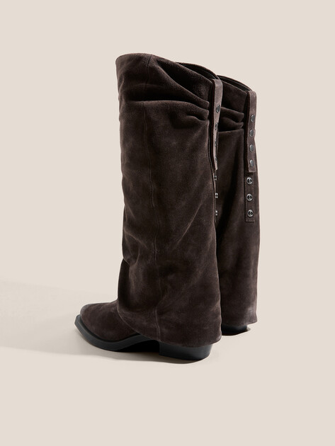 Высокие казаки ASH LIAM FW25, Артикул LIAM FW25, серо-коричневый | 4720873. Ракурс 5