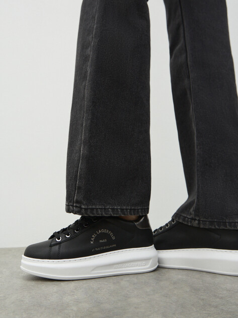 Женские кеды KARL LAGERFELD KAPRI Maison Karl Lace, Артикул KL62538K, черный | 4721018. Ракурс 6