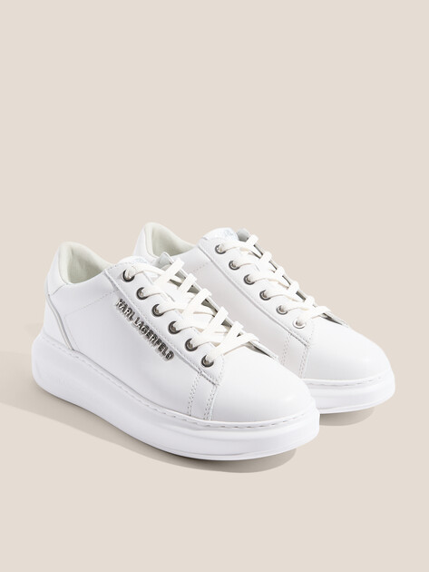 Женские кеды KARL LAGERFELD KAPRI Karl NFT Kounter Rlf, Артикул KL62525N, белый | 4721170. Ракурс 2