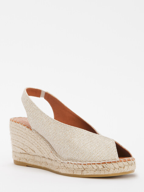 Босоножки LA MAISON DE L'ESPADRILLE, Артикул RV752-7, светло-бежевый | 4722108. Ракурс 3