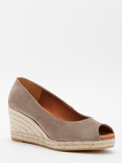 Босоножки LA MAISON DE L'ESPADRILLE, Артикул RV818-7, серо-коричневый | 4722128. Ракурс 3