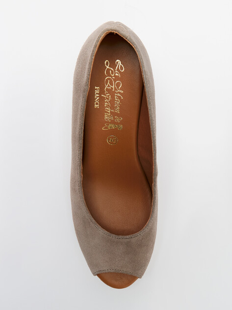 Босоножки LA MAISON DE L'ESPADRILLE, Артикул RV818-7, серо-коричневый | 4722128. Ракурс 5