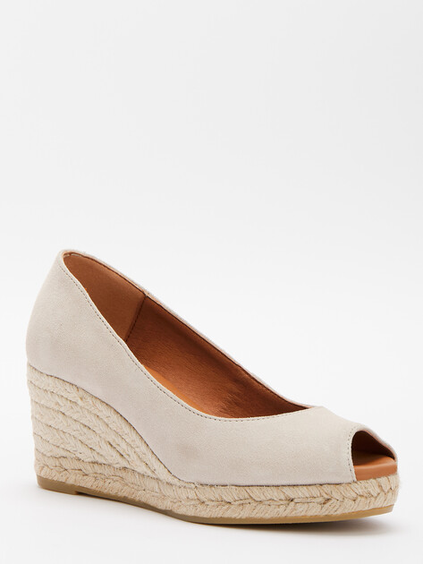 Босоножки LA MAISON DE L'ESPADRILLE, Артикул RV818-7, серо-бежевый | 4722151. Ракурс 3