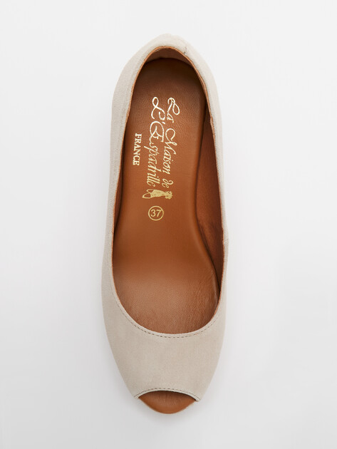 Босоножки LA MAISON DE L'ESPADRILLE, Артикул RV818-7, серо-бежевый | 4722151. Ракурс 5