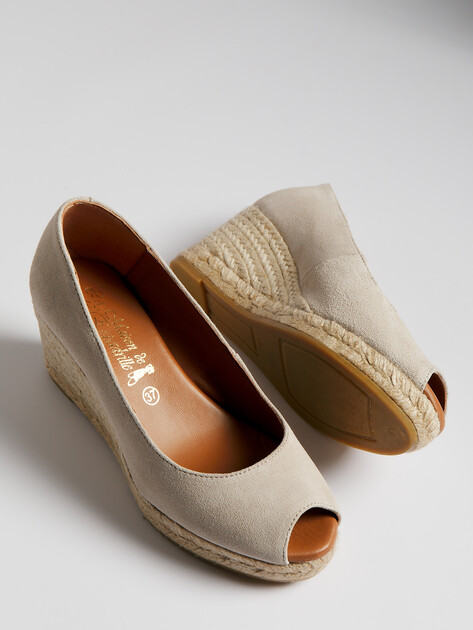 Босоножки LA MAISON DE L'ESPADRILLE, Артикул RV818-7, серо-бежевый | 4722151. Ракурс 6