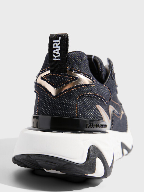 Женские кроссовки KARL LAGERFELD BLAZE Strike Denim Mix, Артикул KL62425D, темно-синий | 4722184. Ракурс 3