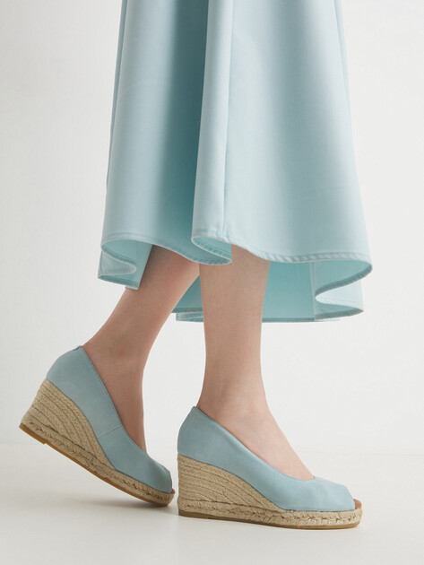Босоножки LA MAISON DE L'ESPADRILLE, Артикул RV818-7, небесно-голубой | 4722201. Ракурс 2