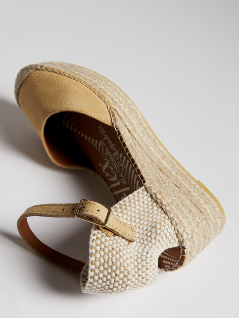 Босоножки LA MAISON DE L'ESPADRILLE, Артикул RV990-7, бежевый | 4722319. Ракурс 6 Босоножки LA MAISON DE L'ESPADRILLE, Артикул RV990-7, бежевый | 4722319. Ракурс 6
