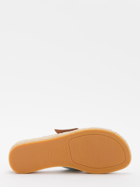 Сабо LA MAISON DE L'ESPADRILLE, Артикул RV984-7, голубой | 4722475. Ракурс 3
