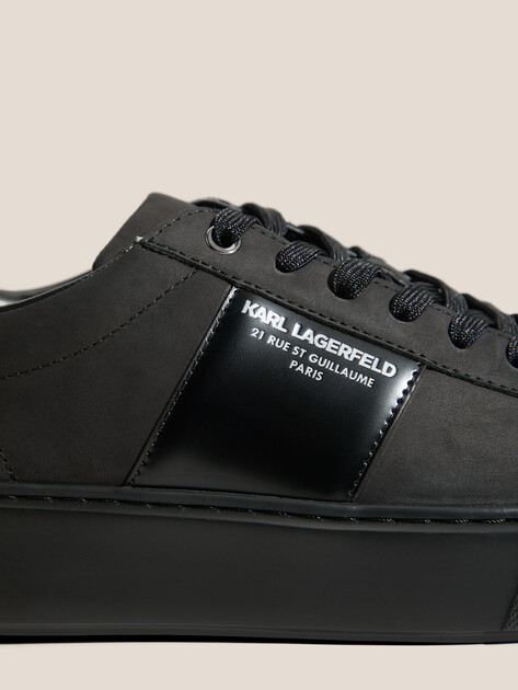 Мужские кеды KARL LAGERFELD MAXI KUP RSG Band Lo Lace, Артикул KL52218, черный | 4722998. Ракурс 3