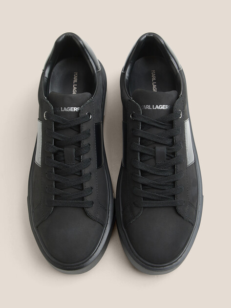 Мужские кеды KARL LAGERFELD MAXI KUP RSG Band Lo Lace, Артикул KL52218, черный | 4722998. Ракурс 4