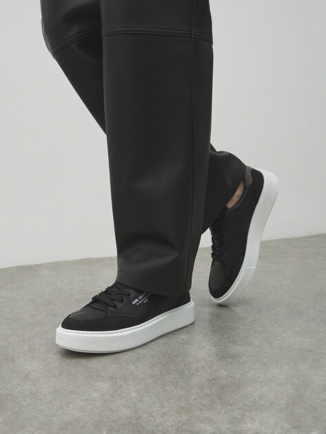 Мужские кеды KARL LAGERFELD MAXI KUP RSG Combi Lo Lace, Артикул KL52241, черный | 4723185. Ракурс 6