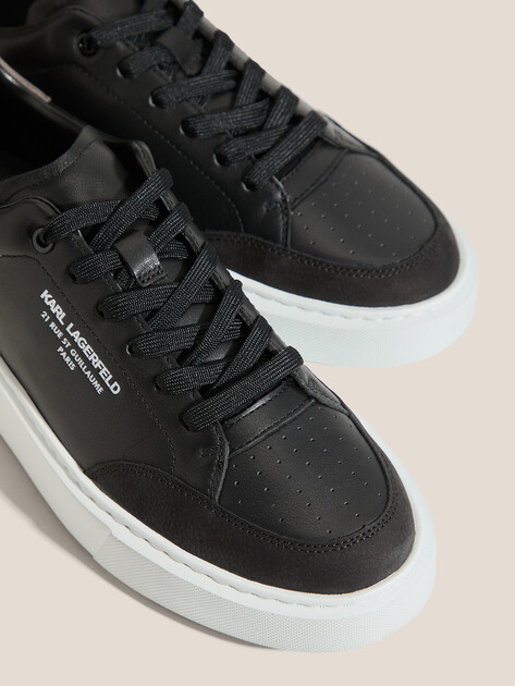 Мужские кеды KARL LAGERFELD MAXI KUP RSG Combi Lo Lace, Артикул KL52241, черный | 4723185. Ракурс 3