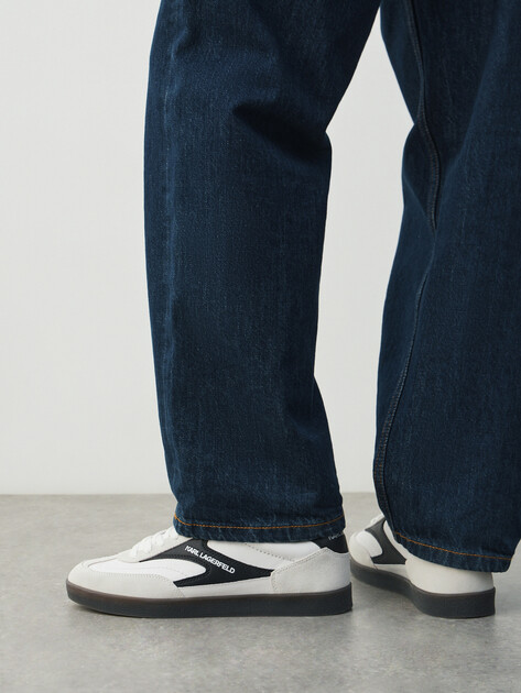 Мужские кеды KARL LAGERFELD KANDIDATE Lo Lace Mix, Артикул KL53855, белый | 4723714. Ракурс 6 Мужские кеды KARL LAGERFELD KANDIDATE Lo Lace Mix, Артикул KL53855, белый | 4723714. Ракурс 6