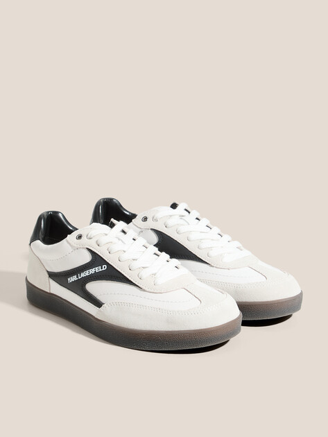 Мужские кеды KARL LAGERFELD KANDIDATE Lo Lace Mix, Артикул KL53855, белый | 4723714. Ракурс 2 Мужские кеды KARL LAGERFELD KANDIDATE Lo Lace Mix, Артикул KL53855, белый | 4723714. Ракурс 2