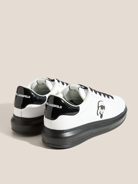 Мужские кеды KARL LAGERFELD KAPRI MENS Karl NFT Lo Lace, Артикул KL52530N, белый | 4723746. Ракурс 5