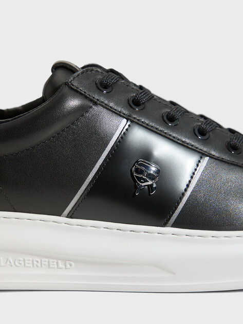 Мужские кеды KARL LAGERFELD KAPRI MENS Ikonik Pin Lo Lace, Артикул KL52534A, черный | 4724020. Ракурс 3 Мужские кеды KARL LAGERFELD KAPRI MENS Ikonik Pin Lo Lace, Артикул KL52534A, черный | 4724020. Ракурс 3