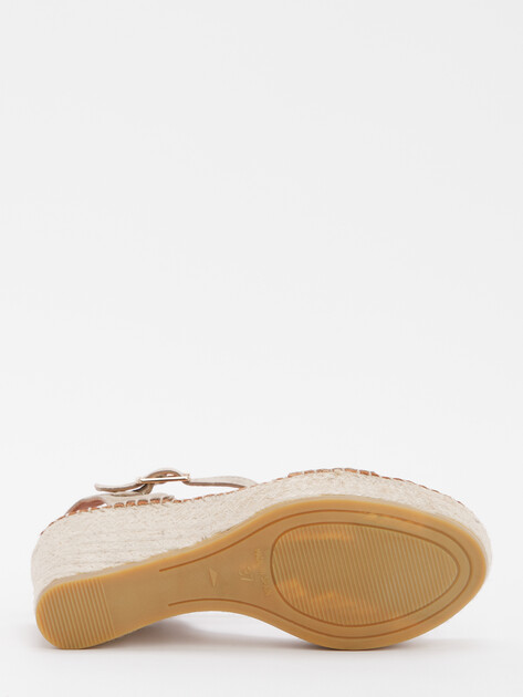 Босоножки LA MAISON DE L'ESPADRILLE, Артикул RV966-7, пыльно-бежевый | 4724101. Ракурс 4 Босоножки LA MAISON DE L'ESPADRILLE, Артикул RV966-7, пыльно-бежевый | 4724101. Ракурс 4