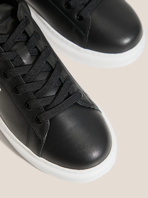 Мужские кеды KARL LAGERFELD KAPRI MENS Sidetrim KL Lo Lace, Артикул KL52535A, черный | 4724102. Ракурс 3