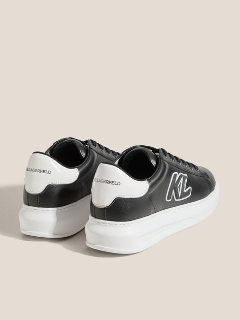 Мужские кеды KARL LAGERFELD KAPRI MENS Sidetrim KL Lo Lace, Артикул KL52535A, черный | 4724102. Ракурс 5